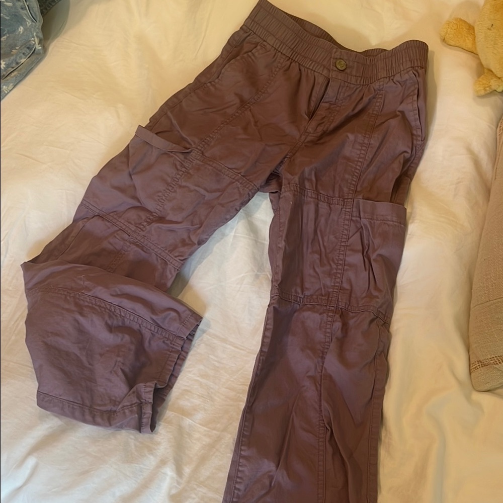 GAP Purple Casual Bottoms Relaxed Fit